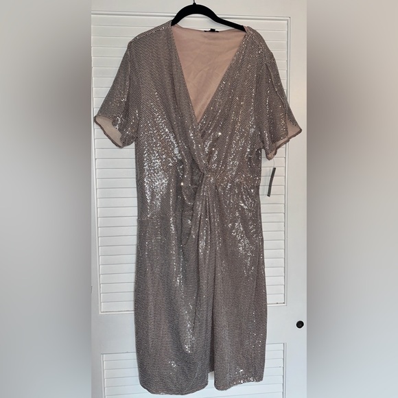 SEQUIN DRESS. JM Studio Sequin Sparkle Dress Size 22 - Picture 1 of 6